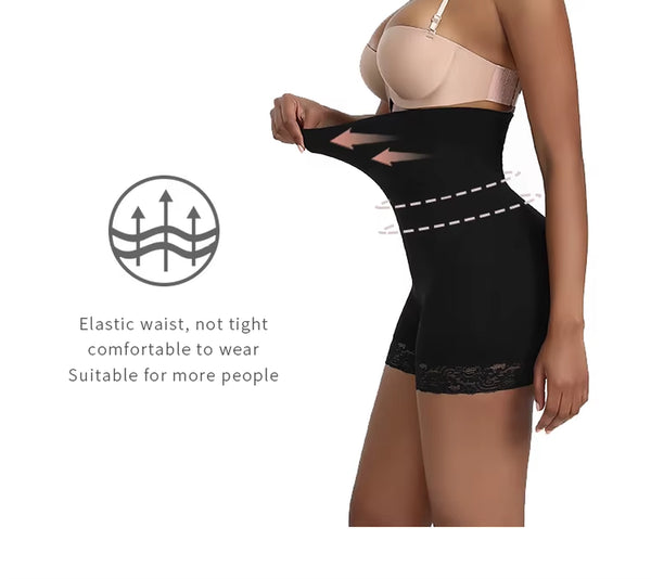 Women'S High Waist Seamless Yoga Shapewear Set Postpartum Body Shaping 3D Control Panties Medium Butt Lift New Design Knitted